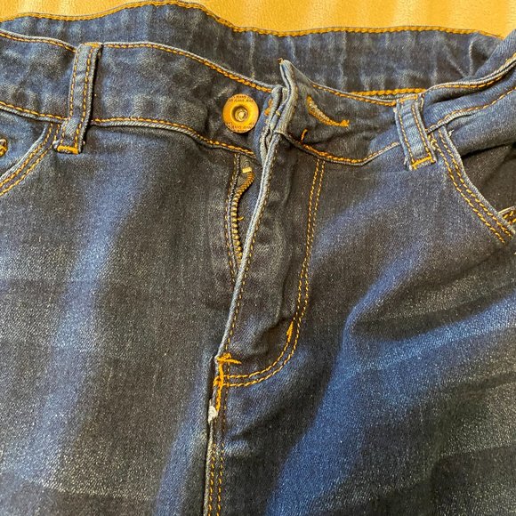 Pair of Dark Blue Bootcut Jeans - Picture 6 of 7